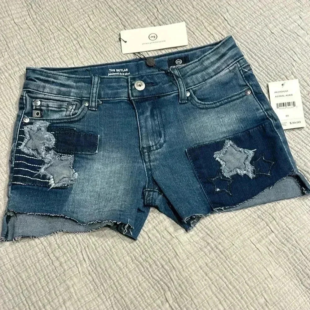 Adriano goldschmied kids denim shorts new with tags